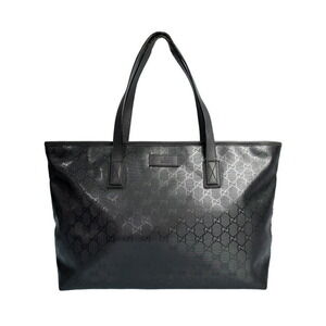 Gucci GG Imprime Tote Bag black coated canvas monogram